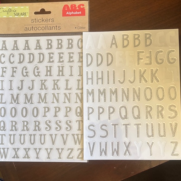 Colorful Alphabet Sticker Set - Picture 6 of 13